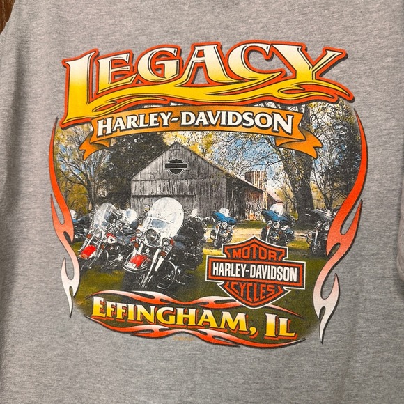 2007 Harley Davidson Legacy Effingham IL Wrecking Crew Graphic T Lg Beefy HaneS - Picture 3 of 10